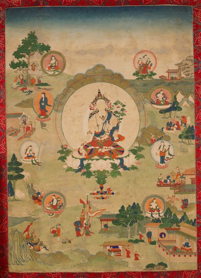 White Tara by Unbekannt Unbekannt